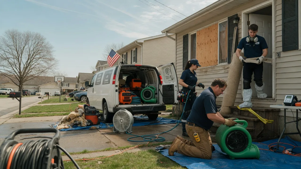 Water Damage Restoration in Fort Branch, IN near me